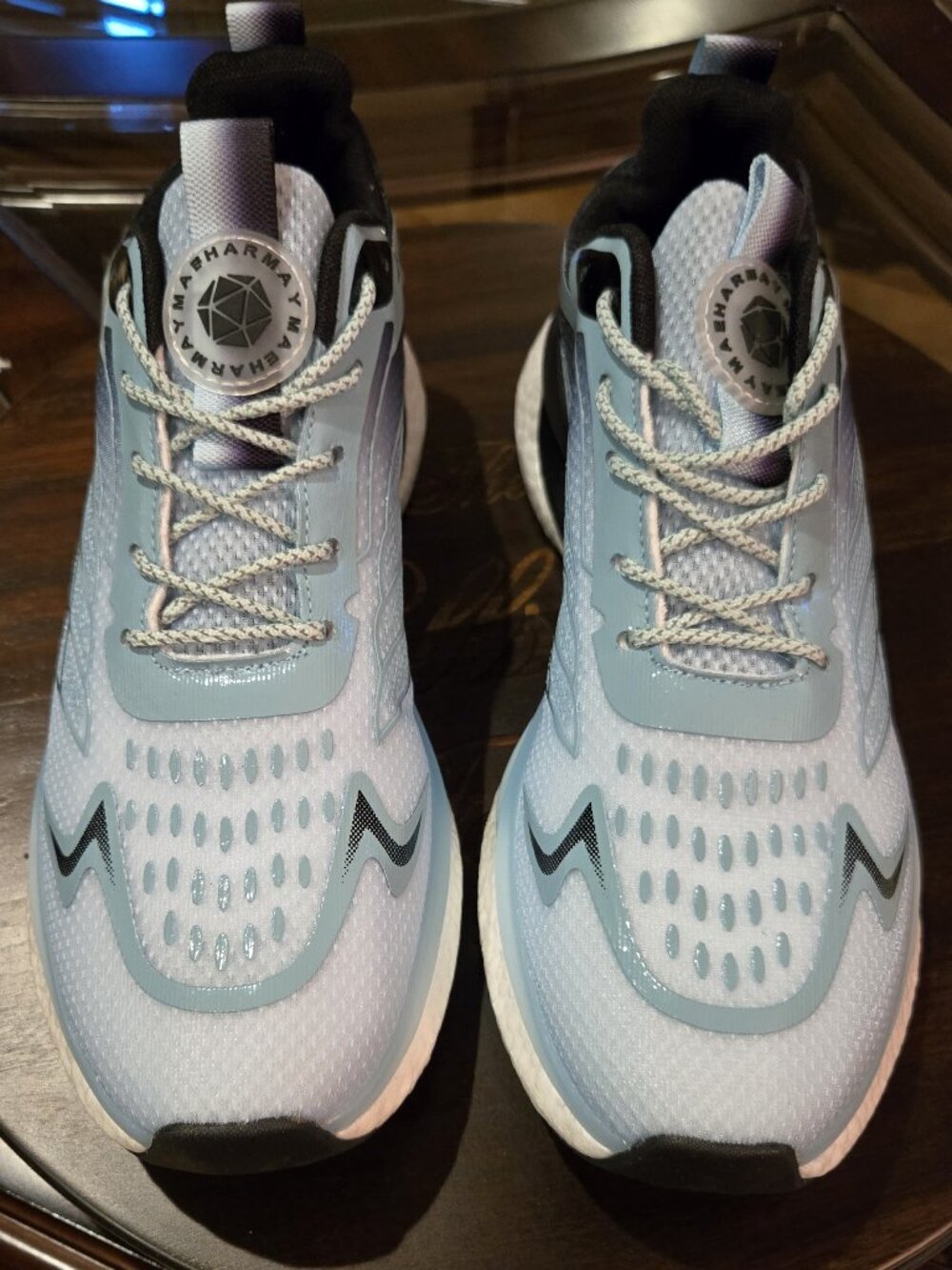 Brand New Phar May Sharm Men's Mesh Sneakers Light Blue Size 43 (US 9.5-10)